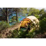 Coleman Darwin 3 Plus Summer, Zelt beige/dunkelrot