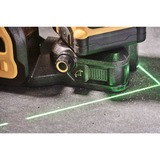 DEWALT Akku-Multilinienlaser 3x360° DCE089D1G18-QW, 18Volt, Kreuzlinienlaser schwarz/gelb, mit grünen Laserlinien