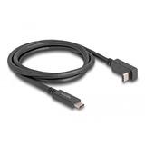 DeLOCK USB 3.2 Gen 2 Kabel, USB-C Stecker > USB-C Stecker schwarz, 1 Meter, PD 3.0, Laden mit bis zu 60 Watt