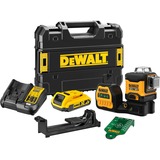 DeWALT Akku-Multilinienlaser 3x360° DCE089D1G18-QW, 18Volt, Kreuzlinienlaser schwarz/gelb, mit grünen Laserlinien