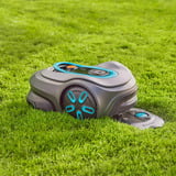 GARDENA Pipeline Bewässerungssystem AquaPrecise, unterirdisch, Sprinklersystem grau/türkis, mit Pipeline Schacht und Deckel