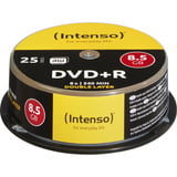 Intenso DVD+R DL 8,5 GB, DVD-Rohlinge 8fach, 25 Stück