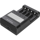 Panasonic Ladegerät eneloop Universal Smart Charger BQ-CC65E schwarz, für 4x AA / AAA