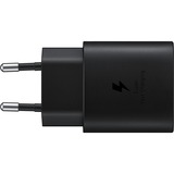 SAMSUNG Ladeadapter mit Schnellladefunktion EP-TA800N, Ladegerät schwarz, USB Type-C, 25 W