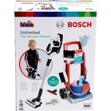 Theo Klein Bosch Staubsauger Unlimited mit Putzwagen, Kinderhaushaltsgerät 