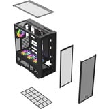 Thermaltake S380 TG ARGB Black, Tower-Gehäuse schwarz, Tempered Glass