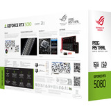 ASUS GeForce RTX 5080 ROG ASTRAL GAMING WHITE Edition, Grafikkarte weiß, DLSS 4, 3x DisplayPort, 2x HDMI 2.1