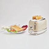 Ariete Vintage Toaster 155 beige, 810 Watt, für 2 Scheiben Toast