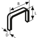 Feindrahtklammern, Typ 53, 10/11,4mm