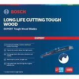 Bosch Professional EXPERT Säbelsägeblatt ‘Tough Wood’ S 1142 KHM, 3 Stück Länge 225mm