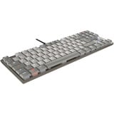 CHERRY KC 500 MX LP TKL, Tastatur grau, DE-Layout, Cherry MX Low Profile 2.0 Ivory