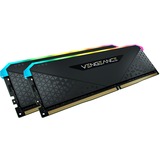 Corsair DIMM 64 GB DDR4-3600 (2x 32 GB) Dual-Kit, Arbeitsspeicher schwarz, CMG64GX4M2D3600C18, Vengeance RGB RS, INTEL XMP