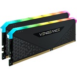 Corsair DIMM 64 GB DDR4-3600 (2x 32 GB) Dual-Kit, Arbeitsspeicher schwarz, CMG64GX4M2D3600C18, Vengeance RGB RS, INTEL XMP