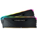 Corsair DIMM 64 GB DDR4-3600 (2x 32 GB) Dual-Kit, Arbeitsspeicher schwarz, CMG64GX4M2D3600C18, Vengeance RGB RS, INTEL XMP