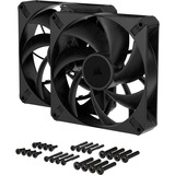 Corsair RS140 MAX, Gehäuselüfter schwarz, 2er Pack