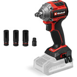 EINHELL Maschinen-Set TP-CW 18/260 + CE-CC 18 Kit, Schlagschrauber rot/schwarz, 1x Li-Ionen-Akku 4.0 Ah, mit Tasche