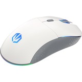 ENDORFY Gem Plus Wireless Onyx White, Gaming-Maus weiß/grau