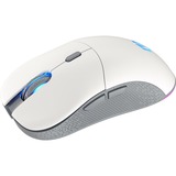 ENDORFY Gem Plus Wireless Onyx White, Gaming-Maus weiß/grau