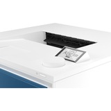 HP Color LaserJet Pro 4202dw, Farblaserdrucker weiß/blau, USB, LAN, WLAN