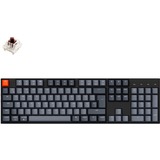 Keychron K10, Gaming-Tastatur schwarz/grau, DE-Layout, Gateron G Pro Brown, Hot-Swap