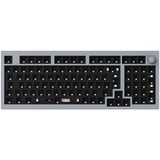 Keychron Q5 Barebone ISO Knob, Gaming-Tastatur grau, Hot-Swap, Aluminiumrahmen, RGB