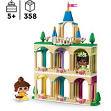 LEGO 43291 Disney Princess Die Mini-Prinzessinnen Belle und Tiana mit ihrem Schloss, Konstruktionsspielzeug 