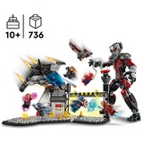 LEGO 76314 Marvel Super Heroes Captain America: Civil War Actionduell, Konstruktionsspielzeug 