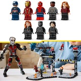 LEGO 76314 Marvel Super Heroes Captain America: Civil War Actionduell, Konstruktionsspielzeug 