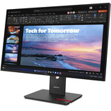 Lenovo ThinkVision T27QD-40, LED-Monitor 68.6 cm (27 Zoll), schwarz, QHD, IPS, DP, HDMI, USB-C, USB-Hub, 120Hz Panel