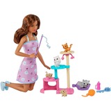 Mattel Barbie-Puppe und Kätzchen Kratzbaum Spielset 