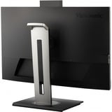 ViewSonic VG2756V-2K Videokonferenzmonitor, LED-Monitor 68.6 cm (27 Zoll), schwarz, QHD, IPS, Webcam, Mikrofon,  LED-Licht, USB-Hub, USB-C