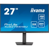 iiyama ProLite XUB2794HSU-B6, LED-Monitor 69 cm (27 Zoll), schwarz (matt), FullHD, AMD Free-Sync, VA, 100Hz Panel