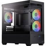 Aerocool P300D-G-BK-v1, Tower-Gehäuse schwarz, Tempered Glass x 2