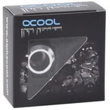 Alphacool Eiszapfen PRO 13mm HardTube Fitting G1/4 - Chrome, Verbindung silber, für Acrylrohre, Messingrohre, Carbonrohre