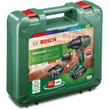 Bosch Akku-Schlagbohrschrauber AdvancedImpact 18 grün/schwarz, 2x Li-Ionen Akku 1,5Ah, Koffer, POWER FOR ALL ALLIANCE