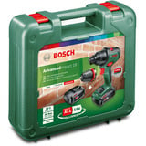 Bosch Heimwerken & Garten Akku-Schlagbohrschrauber AdvancedImpact 18 grün/schwarz, 2x Li-Ionen Akku 1,5Ah, Koffer, POWER FOR ALL ALLIANCE
