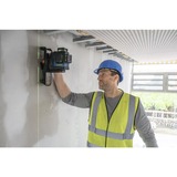 Bosch Professional Akku-Linienlaser GLL 12V-100-33 CG Professional blau/schwarz, Li-Ion Akku 12V 2,0Ah, grüne Laserlinien, inkl. Universalhalter LB 10, Deckenklemme DK 20, L-BOXX