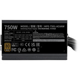 Cooler Master MWE Bronze 750 V3 230V, PC-Netzteil schwarz, 4x PCIe, 750 Watt