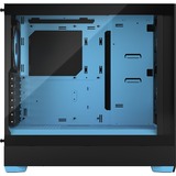 Fractal Design Pop Air RGB Cyan Core TG Clear Tint, Tower-Gehäuse schwarz/hellblau