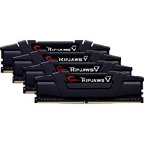 G.Skill DIMM 128 GB DDR4-3600 Quad-Kit, Arbeitsspeicher schwarz, F4-3600C18Q-128GVK, Ripjaws V, XMP
