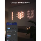 Govee Glide Hexagon Light Panels Ultra 7er-Pack, LED-Leuchte grau