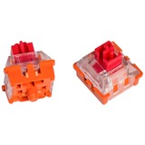 Keychron Lava Optical Red Switch-Set, Tastenschalter rot/transparent, 87 Stück