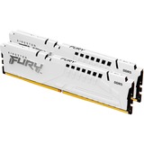 Kingston FURY DIMM 64 GB DDR5-6400 (2x 32 GB) Dual-Kit, Arbeitsspeicher weiß, KF564C32BWEK2-64, FURY Beast, INTEL XMP, AMD EXPO