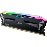 Lexar DIMM 32 GB DDR5-6400 (2x 16 GB) Dual-Kit, Arbeitsspeicher schwarz, LD5EU016G-R6400GDLA, ARES RGB, INTEL XMP