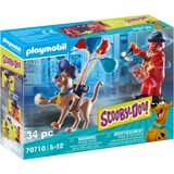 PLAYMOBIL 70710 SCOOBY-DOO! Abenteuer mit Ghost Clown, Konstruktionsspielzeug 