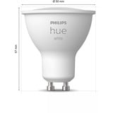 Philips HUE White Ambiance GU10 Einzelpack 400lm, LED-Lampe 