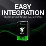 Seagate Exos 7E10 6 TB, Festplatte SAS 12 Gb/s, 3,5"