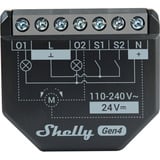 Shelly 2PM Gen4, Relais schwarz, 4er Pack