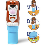 Spin Master Melissa & Doug - Sticker WOW! Hund Aufkleberstempel & Block, Basteln 