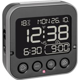TFA Digitaler Funk-Wecker mit Temperatur BINGO 2.0 schwarz